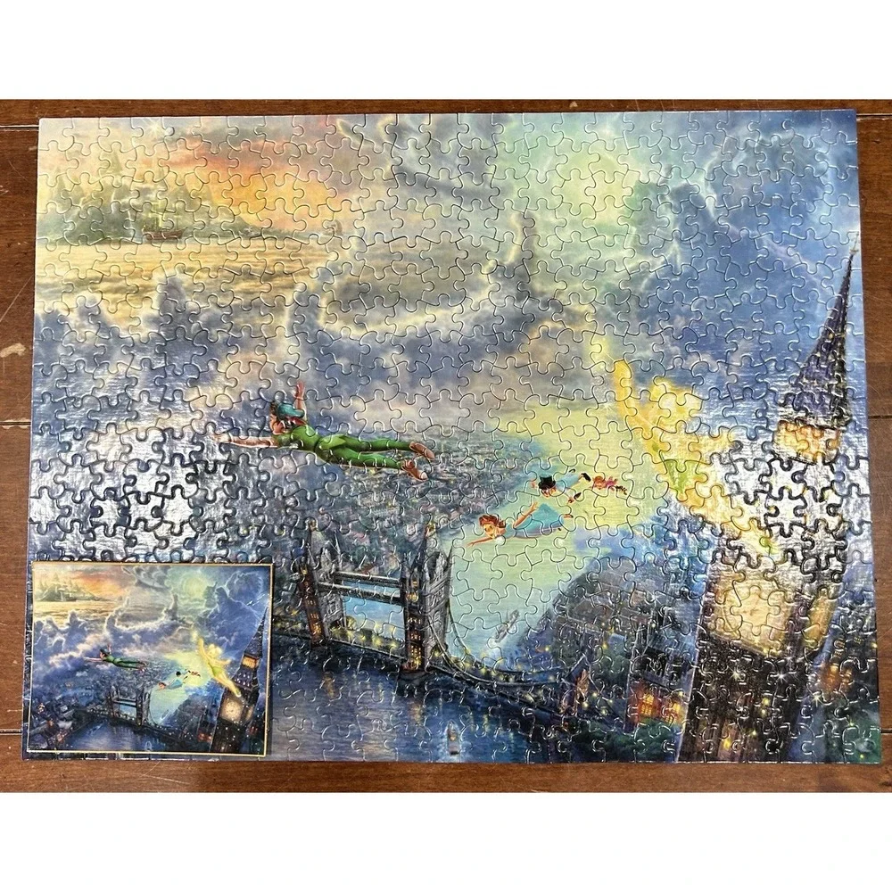 Thomas Kinkade Painter Disney Peter Pan Jigsaw Puzzle 500 Piece
